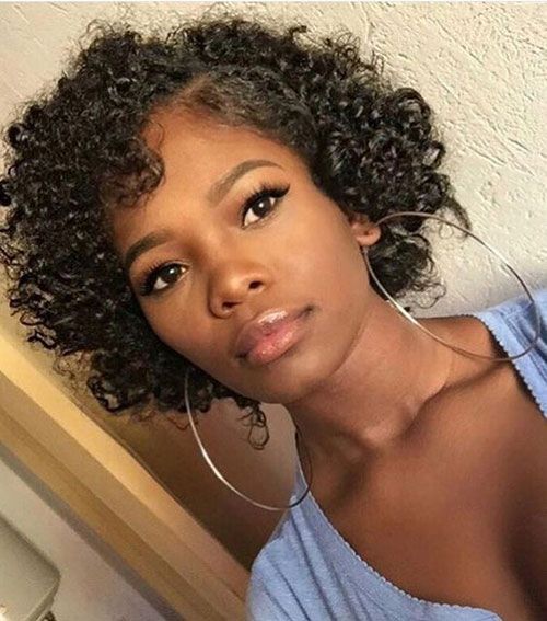 Short Natural Curly Hairstyles for Stylish Black Women | Curly .