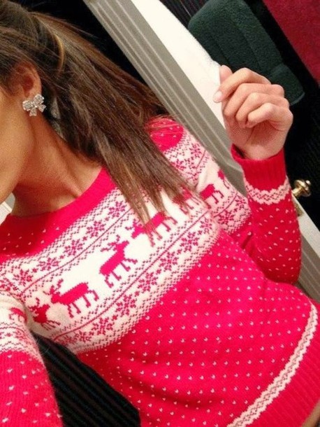 sweater, clothes, christmas sweater, tumblr girl, tumblr sweater .