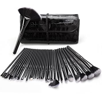 Amazon.com: Makeup Brush Set, USpicy 32 Pcs Premium Synthetic .
