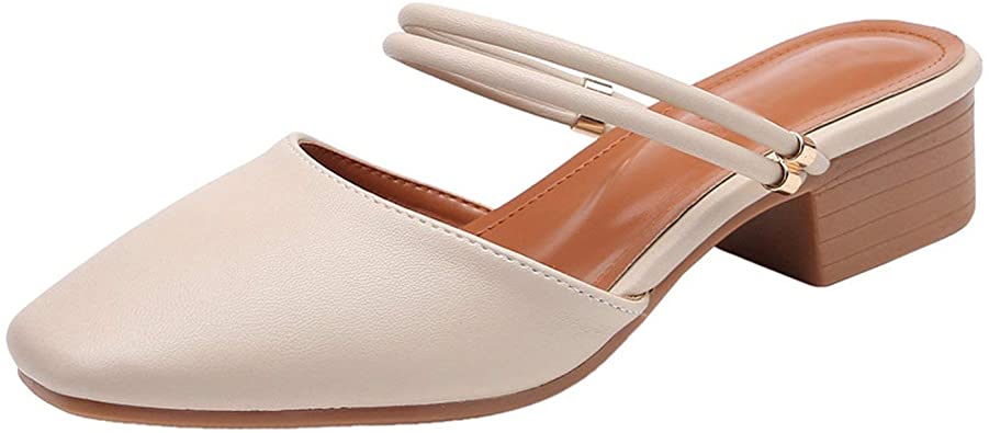 Amazon.com | Women Sandals Heels Pumps for Ladies Summer Shoes .