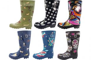 Up To 60% Off on Norty Women's Printed Rain Boots | Groupon Goo