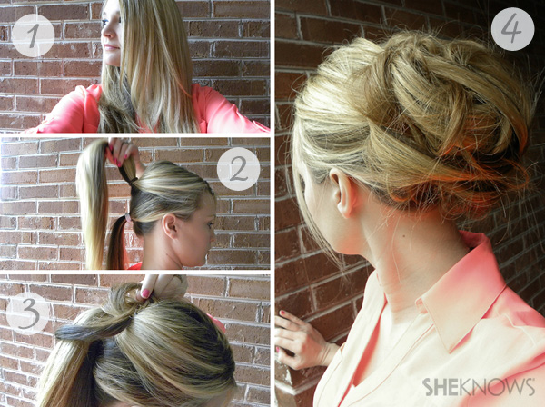The perfect updo for rainy day events – SheKno