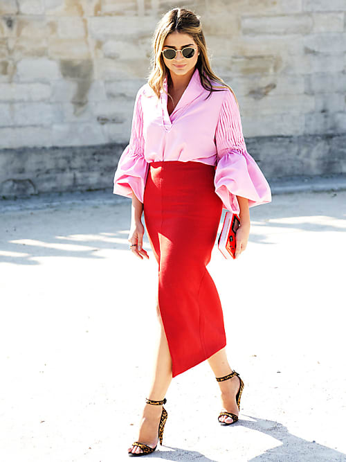 How To Wear Pink + Red, The Colour Combo That's Having A Moment .