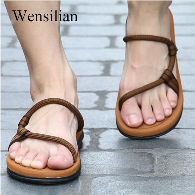 Sandals Men Sandalias Hombre Gladiator Sandals for Male Summer .