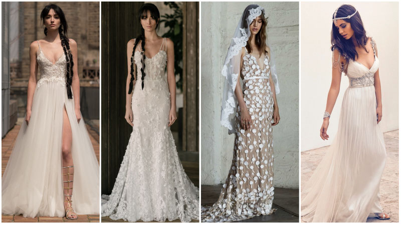 Bohemian Wedding Dresses For Fanciful Brides | 2KnowAndVo