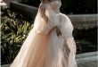 Buy Romantic Off Shoulder Court Train Sleeves Wedding Dress with .