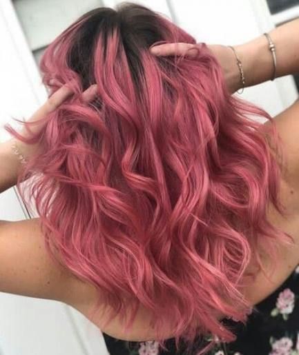 Hair balayage grey rose gold 29 ideas | Hair inspiration color .