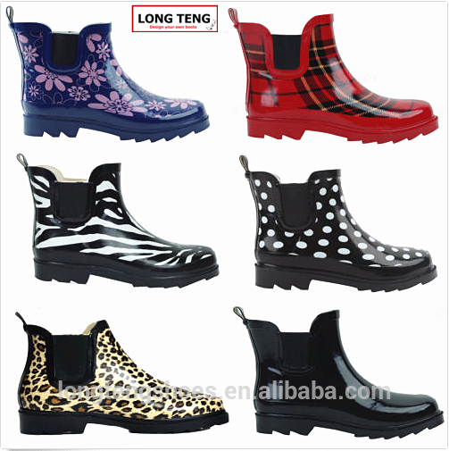 2016 Lt.w4081 Ladies Ankle Rubber Rain Boots Wholesale - Buy .