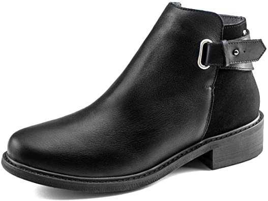 Amazon.com | Parfeying Rubber Ankle Boots for Women, YKK Zipper .