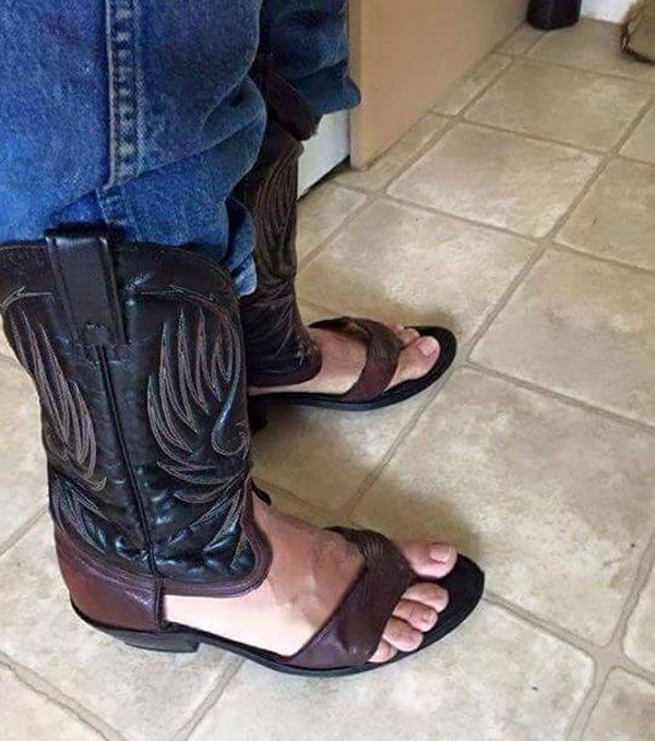 Cowboy Boot Sandals | Cowboy boot sandals, Boot sandals, Boo