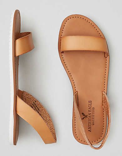 American Eagle Outfitters | Double strap sandals, Strap sandals .