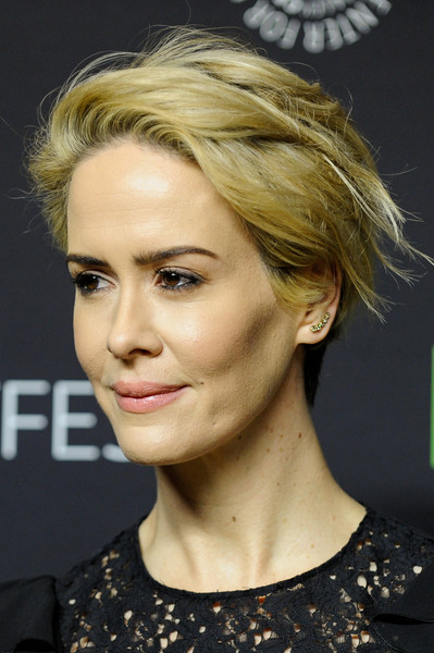 More Pics of Sarah Paulson Messy Cut (9 of 20) - Short Hairstyles .