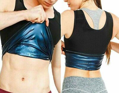 Details about Men Women Sweat Shaper Slimming Polymer Sport .