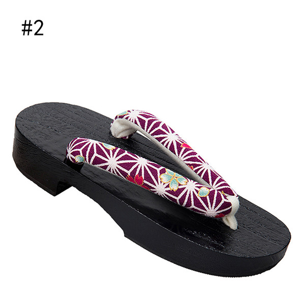 Summer Female Slippers Japanese Shoes Women Wooden Geta Anime .