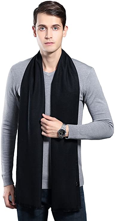 Mens Winter Cashmere Scarf - Ohayomi Fashion Formal Soft Scarves .