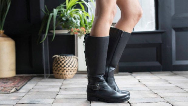 Shaft boots for women