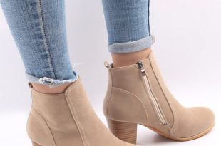 Suede Leather New Zipper Women Short Boots Fashion Ladies Thick .