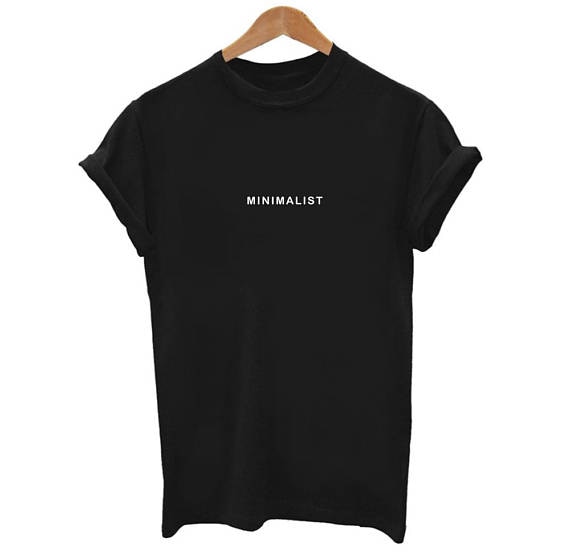 Minimalist Graphic Printed T Shirt Casual Hipster Tees Girl Tumblr .