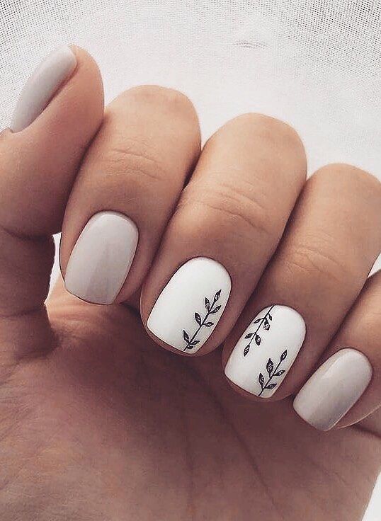 40 Pretty and Simple Short Nail Ideas for 2019 Fall/Winter HCYlife .