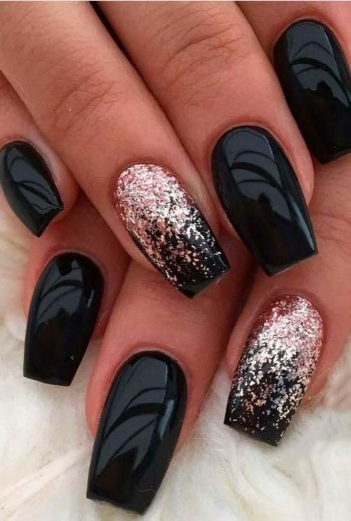 60+ Trendy Matte Black Nails Designs Inspirations For Ladies .