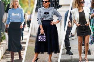 19 Easy Black Skirt Outfit Ideas - PureW