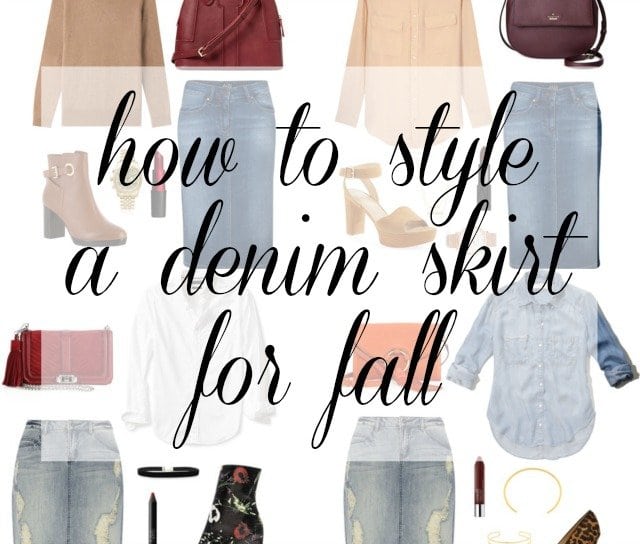 Fall Denim Skirt Outfit Ideas | Style & Fashion | Wardrobe Oxyg
