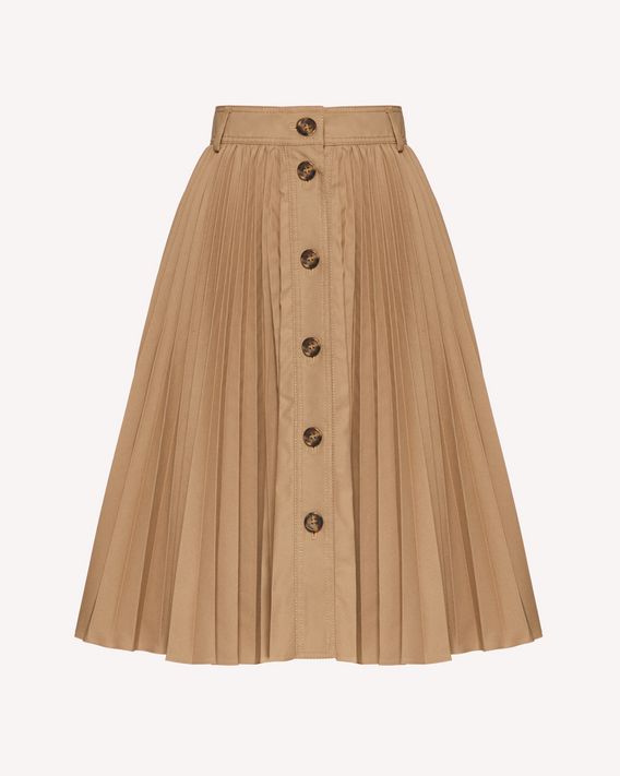 REDValentino Armuré Tech Pleated Skirt - Long And Midi Skirts for .