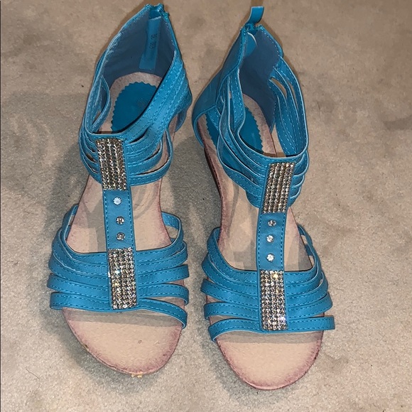 angelye Shoes | Sky Blue Heels For Women Size 39 | Poshma