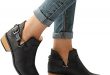 Amazon.com: Hemlock Women Autumn Boots Flat Ankle Boots Big Size .