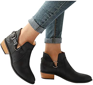 Slip ankle boots for women