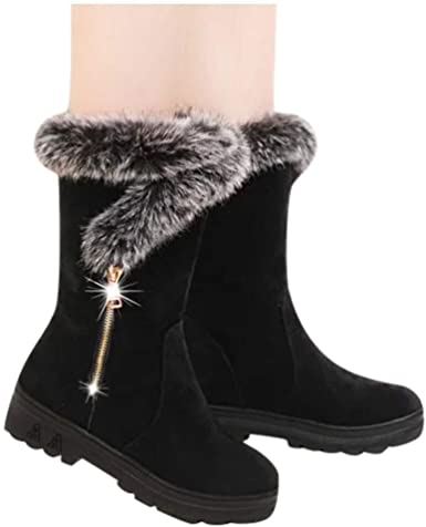 Amazon.com: Hemlock Snow Boots Womens, Women's Winter Warm Calf .