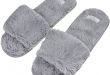 Amazon.com | Fashion Indoor Warm Fleece Slide On Slippers, Womens .