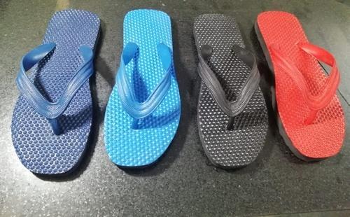 Men, Women and Kids Rubber Slippers - Acupressure Rubber Strap .
