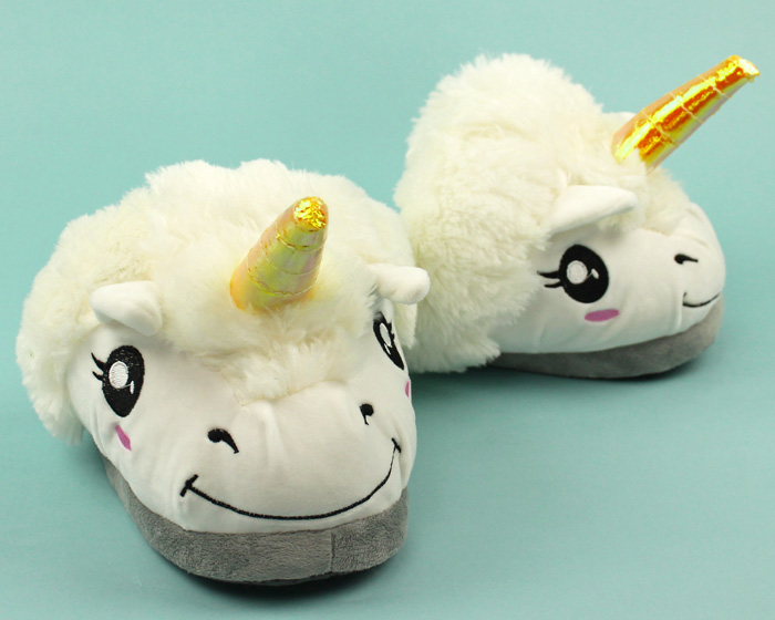 Unicorn Slippers | Plush Unicorn Slippers for Men, Women & Ki