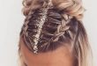 13 Smart Hair Style For New Year Eve | Romantic braided hair, Hair .