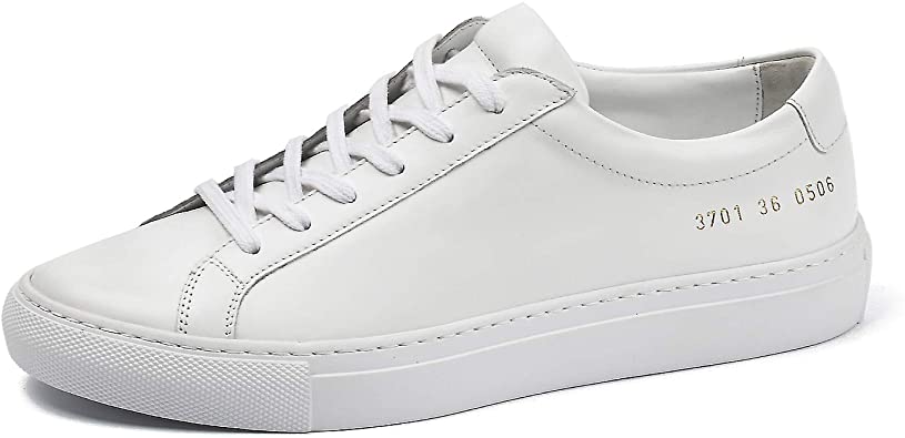Amazon.com | DONNAIN Genuine Leather Sneakers for Women, Lace up .