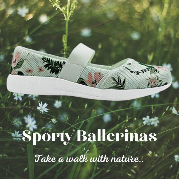 Sporty ballerinas for women