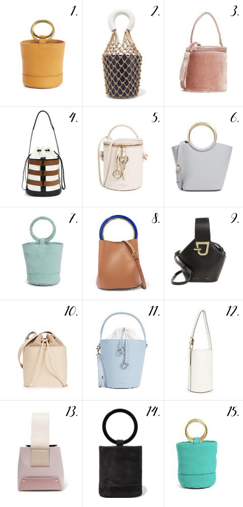 SPRING BUCKET BAGS // A ROUND UP | Atlantic-Pacif