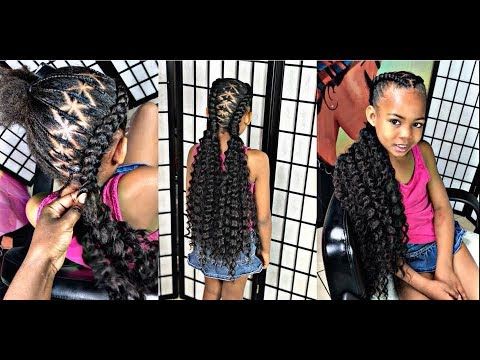 Braided Curly Cornrows - Perfect Style For Spring Break [Video .
