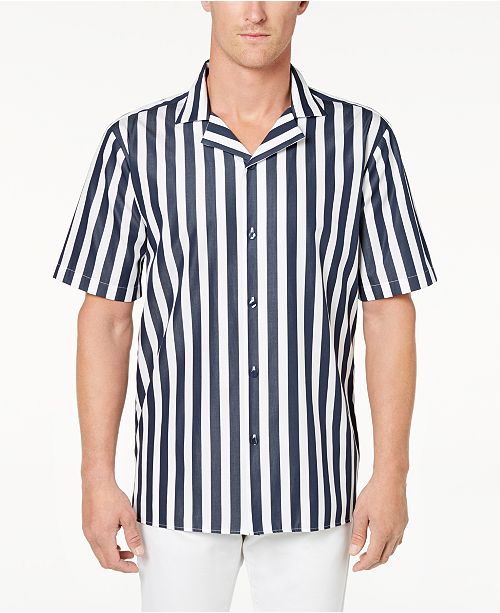 Calvin Klein Men's Striped Shirt & Reviews - Casual Button-Down .