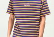 Odd Future Purple, Blue & Yellow Striped T-Shirt | Zumi