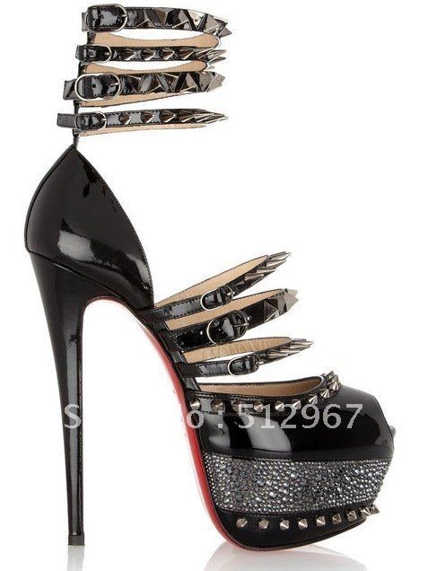 black sandals gold studded platform high heel pumps women glitter .