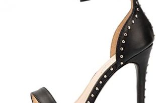 Amazon.com | Rivets Studded Sandals for Women, Stiletto Pumps High .