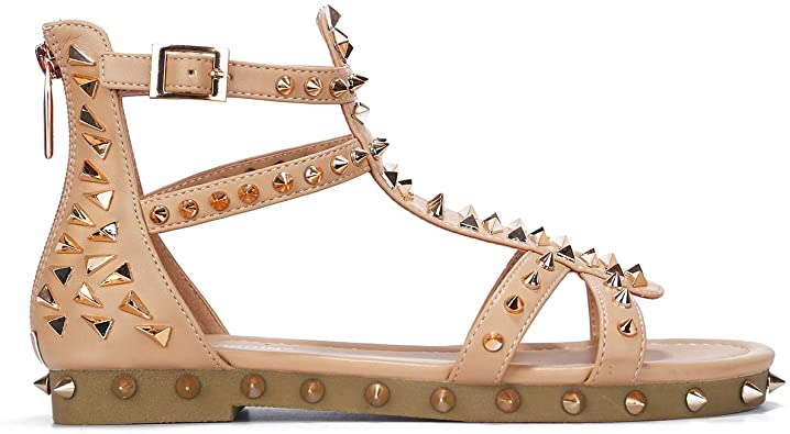 Amazon.com | Cape Robbin Bobbi Gladiator Sandals for Women .