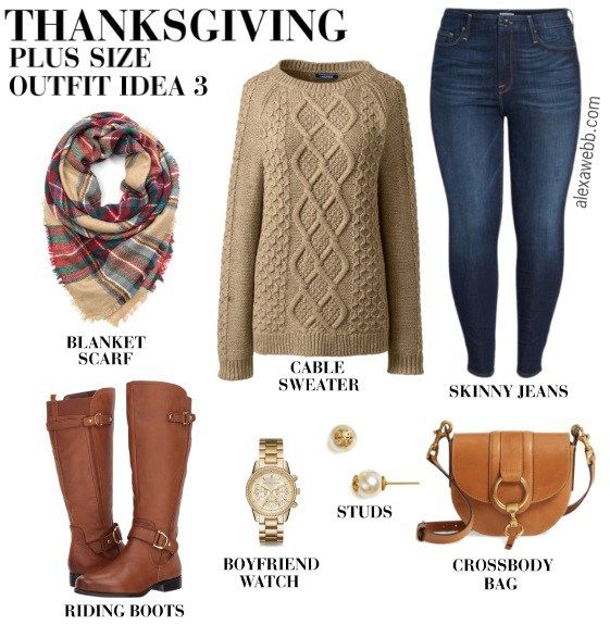 Plus Size Thanksgiving Outfits - Alexa Webb | Plus size fall .