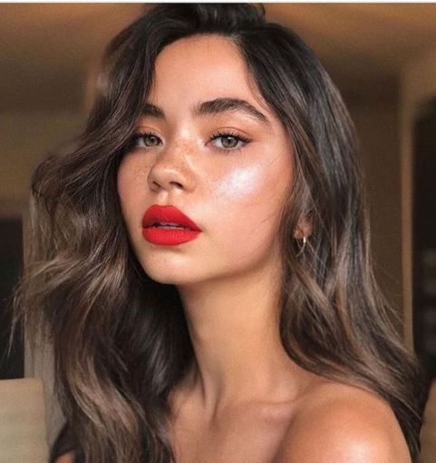10 Summer Looks to Copy Right Now | Summer makeup looks, Red lip .