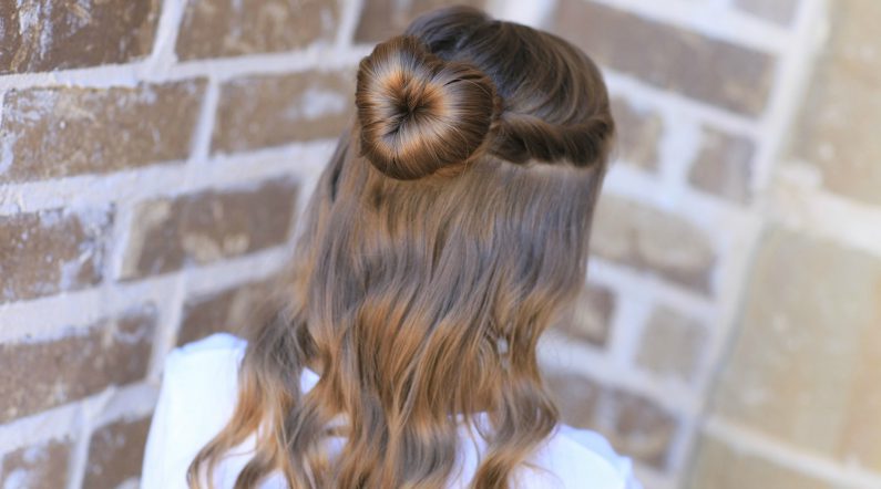 4 Super Easy Hairstyles for Work with a Donut Bun! - Pink