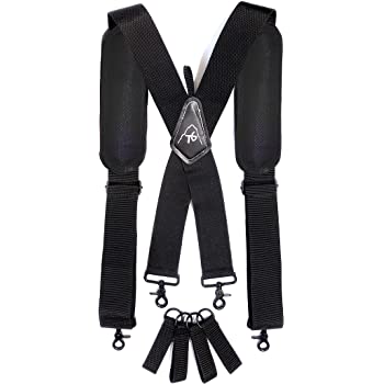 Amazon.com: Tool Belt Suspenders- Heavy Duty Work Suspenders for .