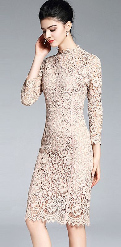 Womens Dresses - CHICRA.COM (With images) | Lace bodycon dress .