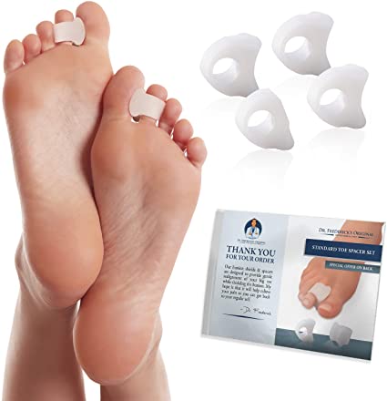 Amazon.com: Dr. Frederick's Original Toe Spacers for Bunions - 4 .